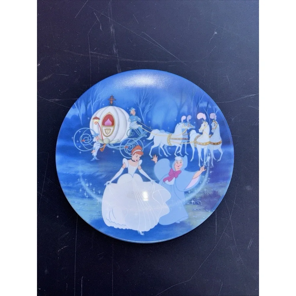 1988 Knowles Disney Cinderella Collector Plate Bibbidi-Bobbidi-Boo 8.5 in No Box